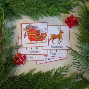 Jeu soirée Noël traineau du Père-Noël