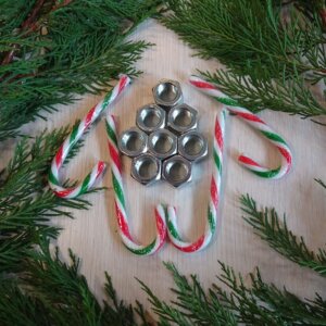 Jeu réveillon noël écrou à empiler sapin