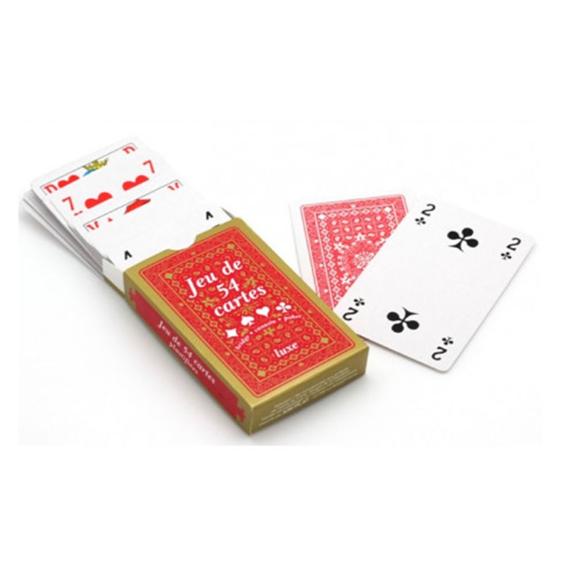 2 jeux de 54 cartes classiques - Carte à jouer