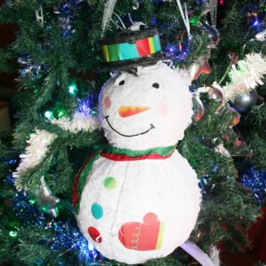 Piñata bonhomme de neige