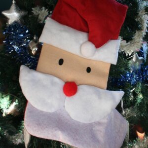 Chaussette de Noël - Père-Noël
