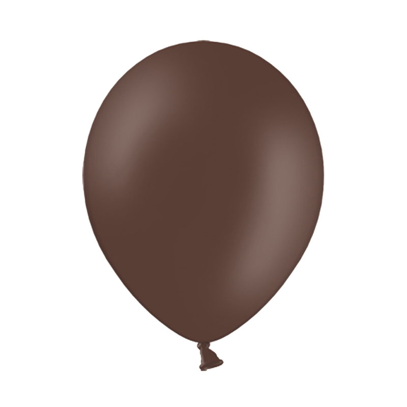 Lot de 12 Ballons marrons 30 cm