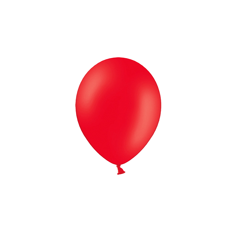 Lot de 10 petits ballons rouges 12 cm - Jeux de Fête