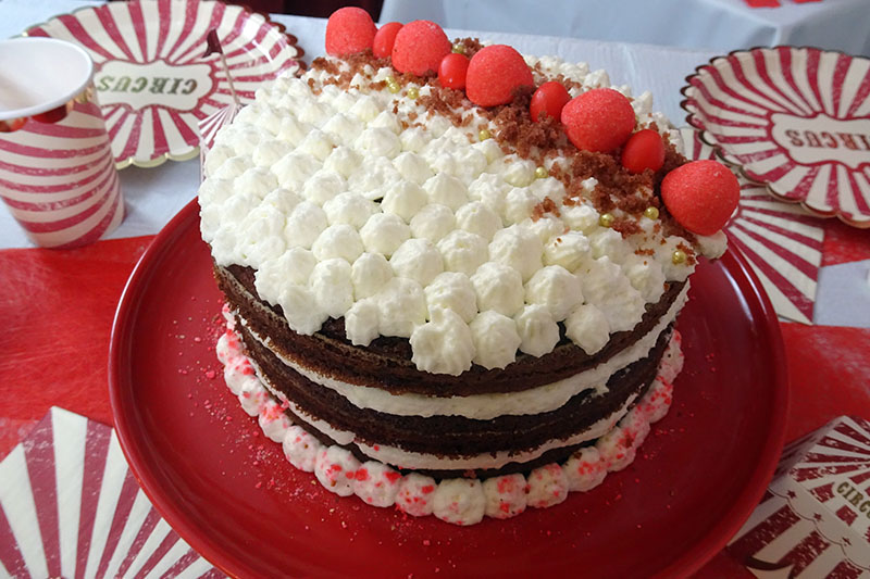 Gâteau thème cirque - fée des gâteaux