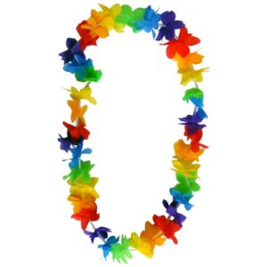 collier hawaïen multicolore