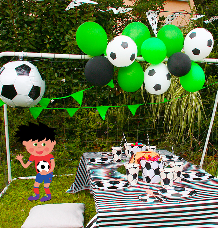 Confettis de table pour anniversaire foot - Déco anniversaire