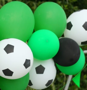 arche ballons décoration anniversaire foot