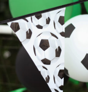 guirlande décoration anniversaire foot