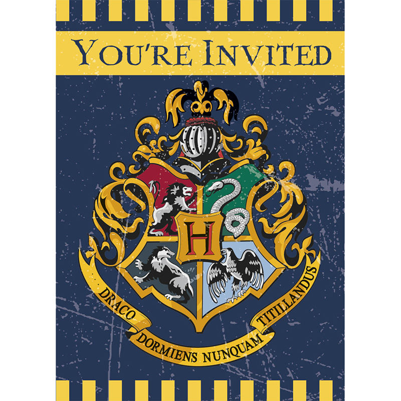 Invitations pour anniversaire Harry Potter