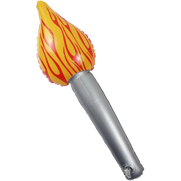 Ballon gonflable flamme olympique