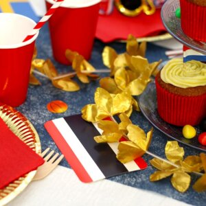 Guirlande fleur et carte