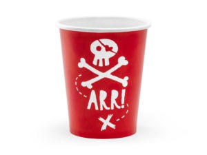 gobelets rouges Pirate