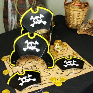 Chapeau pirate en carton