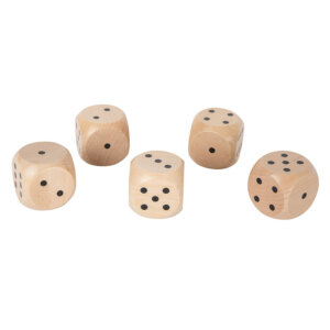 Dés en bois XL