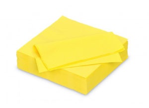 serviettes-papier-jaune