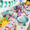 Maxi Pack de décoration d'anniversaire Sirène