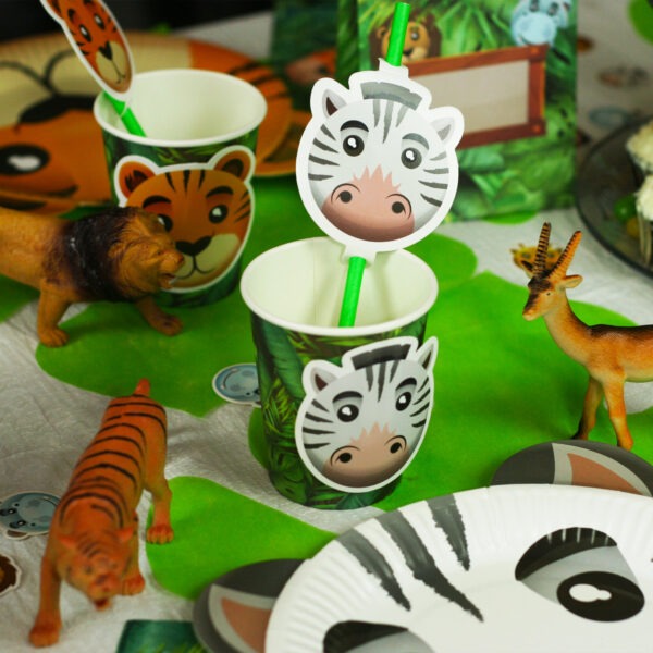 Pack de décoration d'anniversaire Animaux de la Jungle