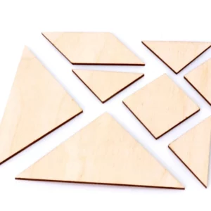 tangram géant en bois