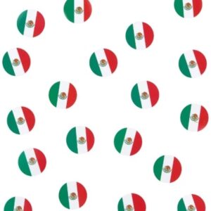 Confettis drapeau Mexicain