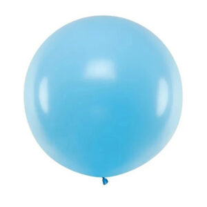 Ballon géant bleu clair