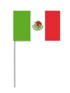 drapeau papier mexique