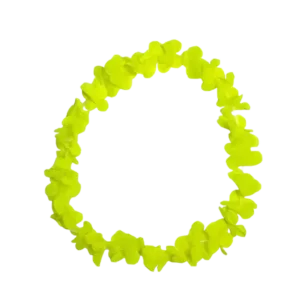 collier de fleurs fluo