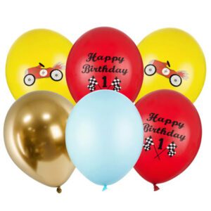 Ballons voiture de course