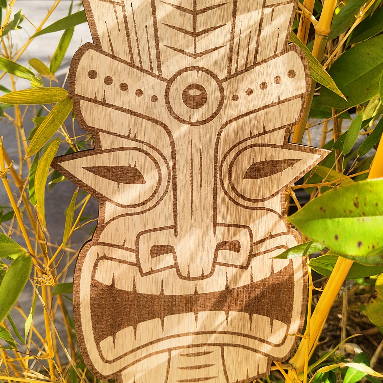 Tiki en bois