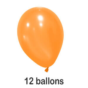 12 Ballons orange