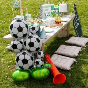 Ballon alu debout foot