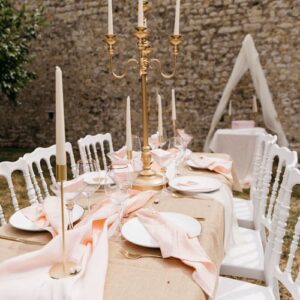 Nappe en toile de jute