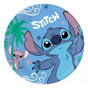 Lot de 8 assiettes Stitch