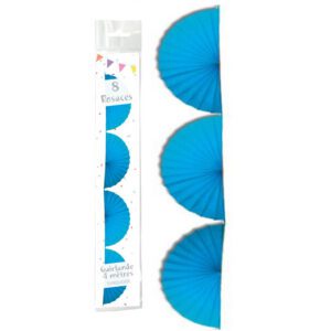 Guirlande éventail turquoise