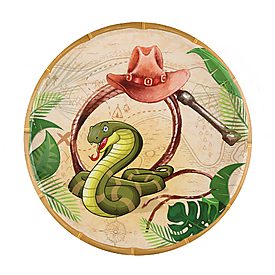 Lot de 10 assiettes Aventure