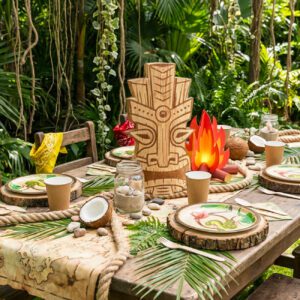 Pack de décoration "Les aventuriers de la Jungle"